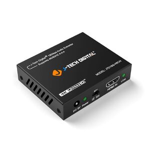 J-Tech Digital HDMI 2.0 Audio Extractor Converter with Downmix Compatible with Dolby Digital Decoding 18Gbps 4K 60Hz + 1080P@120Hz + 1080P@144Hz + SPDIF + RCA HDCP 2.2 HDR10 [JTECH-EXD2] in Saudi Arabia