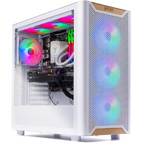 Skytech Chronos Gaming PC Desktop, Ryzen 7 7800X3D, NVIDIA RTX 5070 Ti 16GB, 1TB Gen4 SSD, 64GB DDR5 RAM, Wood Case, 850W Gold, 360mm ARGB AIO, Wi-Fi, Win 11 in Kuwait