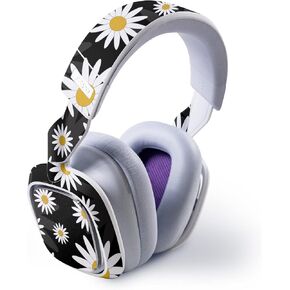MightySkins Skin Compatible with Astro A30 Wireless Gaming Headset - Daisies | Protective, Durable, and Unique Vinyl Decal wrap Cover | Easy to Apply, Remove, and Change Styles | Made in The USA in Kuwait