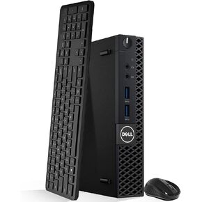Dell Optiplex 3050 Tiny Computer Micro Tower PC ، معالج Intel Core I5-6500T ، RAM 16GB DDR4 ، 256 جيجابايت NVME SSD ، منفذ العرض ، HDMI ، WI-FI ، لوحة المفاتيح اللاسلكية والماوس ، Windows 11 Pro (متجدد) in Kuwait