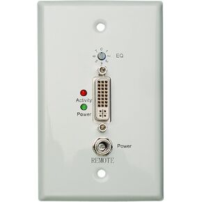 Tripp Lite DVI على CAT5 / CAT6 Extender ، Range Range Wallplate Video Receiver 1920x1080 في 60Hz (B140-1A0-WP) in Kuwait