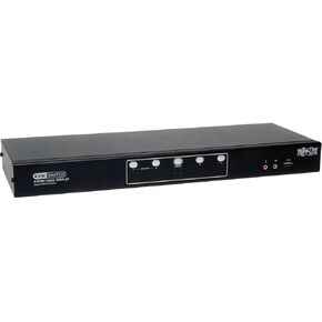 Tripp Lite 4-Port Dual Monitor DVI KVM Switch with Audio, USB 2.0 Hub & Cables (B004-2DUA4-K) in Saudi Arabia