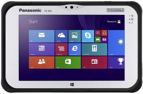 Panasonic Toughpad FZ-M1 MK2, Intel Core m5-6Y57 1.10GHz 7-inch WXGA Multi Touch, 8GB, 256GB SSD, 2D Bar Laser, Bridge Battery, Windows 11 Pro (Renewed) in Saudi Arabia