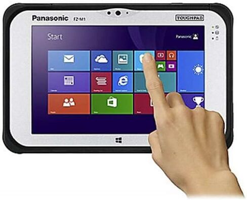 Panasonic Toughpad FZ-M1 MK2, Intel Core m5-6Y57 1.10GHz 7-inch WXGA Multi Touch, 8GB, 256GB SSD, 2D Bar Laser, Bridge Battery, Windows 11 Pro (Renewed) in Saudi Arabia