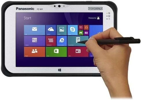 Panasonic Toughpad FZ-M1 MK2, Intel Core m5-6Y57 1.10GHz 7-inch WXGA Multi Touch, 8GB, 256GB SSD, 2D Bar Laser, Bridge Battery, Windows 11 Pro (Renewed) in Saudi Arabia