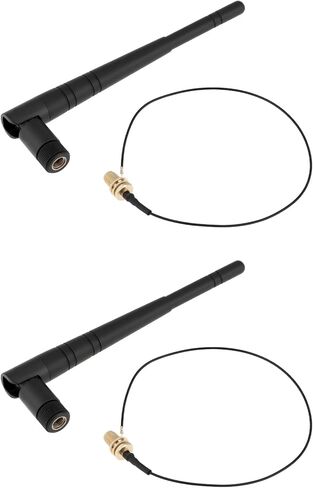 2pcs Dual Band Wireless 2.4-5.8 GHz WiFi Antenna U.fl to SMA Female Cable for Routers Industrial Control Motherboard in Saudi Arabia