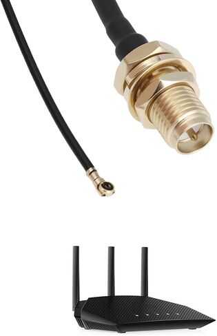 2pcs Dual Band Wireless 2.4-5.8 GHz WiFi Antenna U.fl to SMA Female Cable for Routers Industrial Control Motherboard in Saudi Arabia