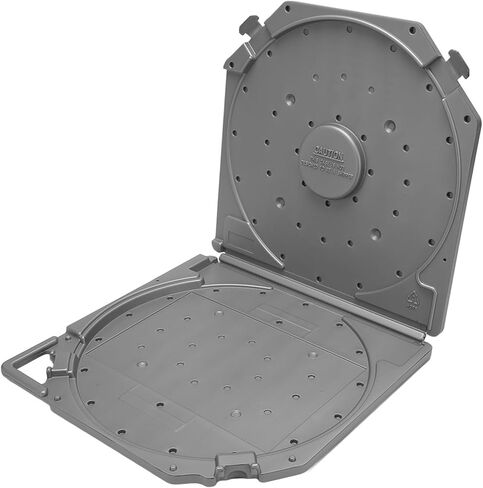 Acouto Professional 0 I Empty Tape Reel Storage Box - Scratch Case with Eling and Handle for Recording Tapes Black (Grey) in Saudi Arabia