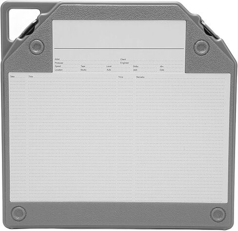 Acouto Professional 0 I Empty Tape Reel Storage Box - Scratch Case with Eling and Handle for Recording Tapes Black (Grey) in Saudi Arabia