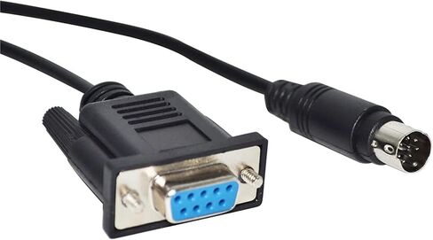 FT232RL USB إلى MINI DIN 8 PIN MD8 MALE ADAPTER RS232 COMBLAY SERIAL CABING لمضيف تسلسل الموسيقى إلى الكمبيوتر (1.8 م ، DB9 إلى MD8 (بدون رقاقة)) in Kuwait