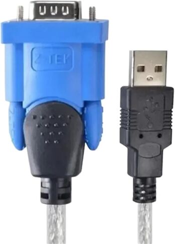 كابل تحويل الصف الصناعي USB إلى RS232 المنفذ التسلسلي Z-TEK Universal Programming Line USB-232 in Saudi Arabia