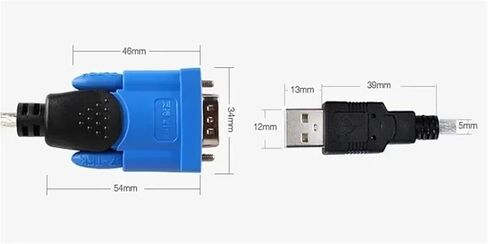 كابل تحويل الصف الصناعي USB إلى RS232 المنفذ التسلسلي Z-TEK Universal Programming Line USB-232 in Saudi Arabia