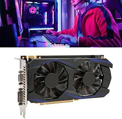 بطاقة رسومات ألعاب Cuifati GDDR5 6G ، بطاقة فيديو GTX550TI للألعاب ، بطاقة فيديو 3400 ميجا هرتز مع المروحة ، HDML/VGA/DVI ، ملحقات ترقية الكمبيوتر in Saudi Arabia