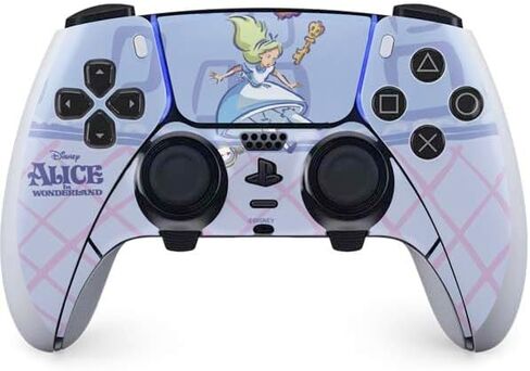 ألعاب Skinit Scenit Skining متوفرة مع وحدة تحكم PS5 DualSense Edge Pro - Disney Alice مرخص رسميًا in Saudi Arabia