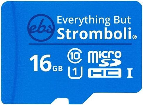 Everything But Stromboli 16GB MicroSD Memory Card for Kids Camera Class 10 U1 UHS-1 SDHC 16G Micro SD Card with Adapter in Saudi Arabia