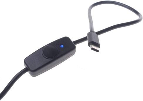 Raspberry Pi 4 and Pi 400 Power Supply 3.0A with ON/Off Switch UL-Certified (USB-C) in Saudi Arabia