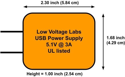 Raspberry Pi 4 and Pi 400 Power Supply 3.0A with ON/Off Switch UL-Certified (USB-C) in Saudi Arabia