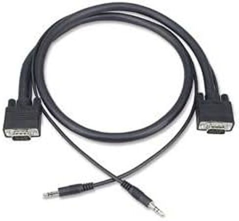 Slim VGA Plus Stereo Hd15 M-M, 3ft. in Saudi Arabia