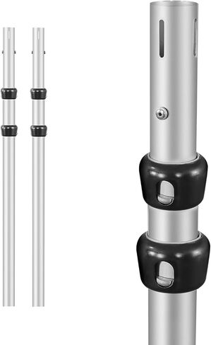 Pipe and Drape Adjustable Uprights, 8-20ft Upright for Pipe and Drape Stand, Backdrop Stand & Curtain Stand & Pipe Stand -1 Pack in Kuwait