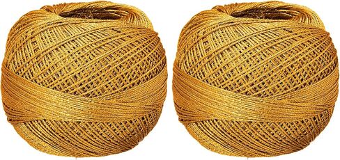 Liz Metallic Size 20 Thread 155 yrds 25 grams, Gold in Saudi Arabia