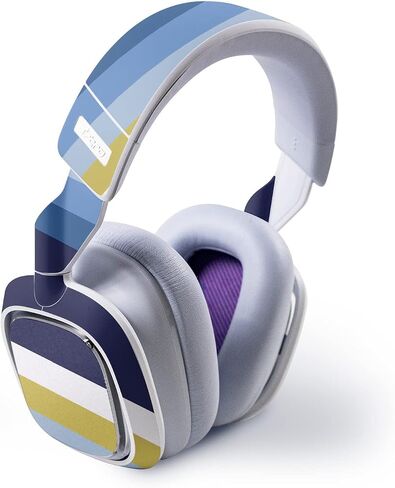 MightySkins Skin Compatible with Astro A30 Wireless Gaming Headset - Cool Stripes | Protective, Durable, and Unique Vinyl Decal wrap Cover | Easy to Apply, Remove, and Change Styles | Made in The USA in Saudi Arabia