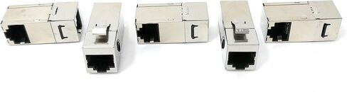 Riteav - RJ45 أنثى إلى أنثى STP CAT6A 90 درجة مفاتي in Saudi Arabia