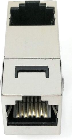 Riteav - RJ45 أنثى إلى أنثى STP CAT6A 90 درجة مفاتي in Saudi Arabia
