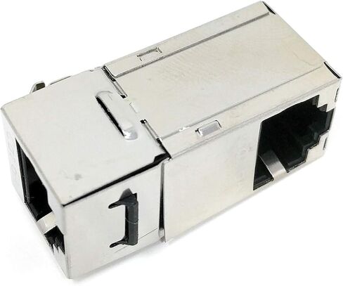 Riteav - RJ45 أنثى إلى أنثى STP CAT6A 90 درجة مفاتي in Saudi Arabia