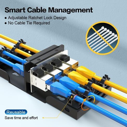 لوحة التصحيح 4 Port Cat6 Network Keystone Patch Panel لشركة Home/Office Ethernet إنهاء （EC مدرجة） in Kuwait