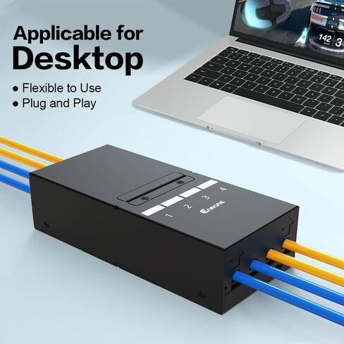 لوحة التصحيح 4 Port Cat6 Network Keystone Patch Panel لشركة Home/Office Ethernet إنهاء （EC مدرجة） in Kuwait