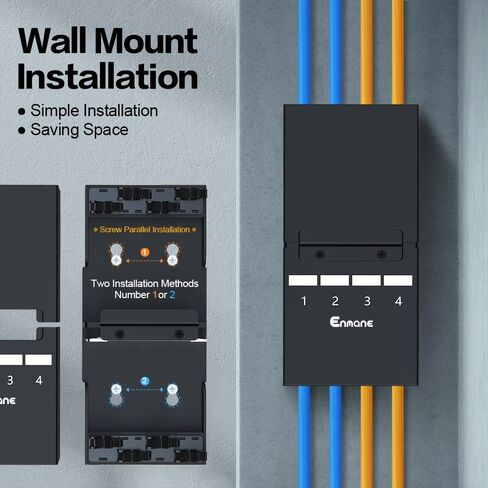 لوحة التصحيح 4 Port Cat6 Network Keystone Patch Panel لشركة Home/Office Ethernet إنهاء （EC مدرجة） in Kuwait