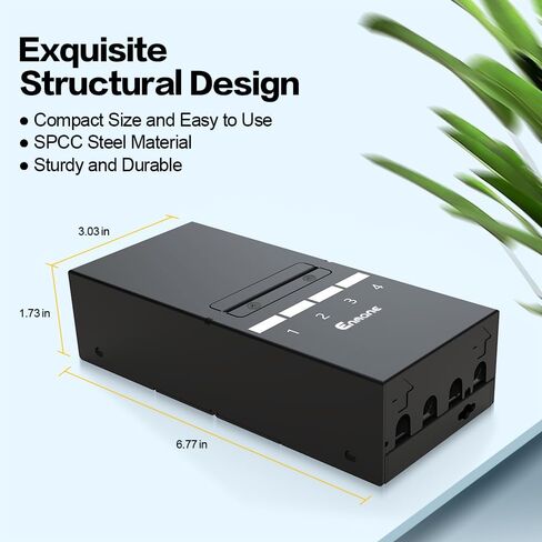 لوحة التصحيح 4 Port Cat6 Network Keystone Patch Panel لشركة Home/Office Ethernet إنهاء （EC مدرجة） in Kuwait