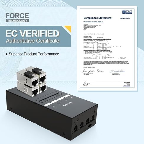 لوحة التصحيح 4 Port Cat6 Network Keystone Patch Panel لشركة Home/Office Ethernet إنهاء （EC مدرجة） in Kuwait