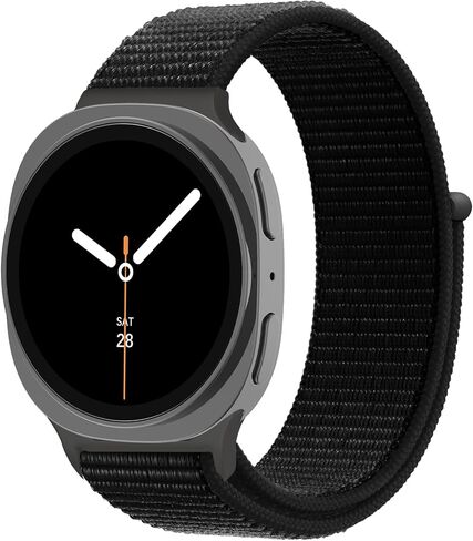 Nylon Loop Bands for Samsung Galaxy Watch 8 Band 40mm 44mm/8 Classic 46 mm Men/Women,Soft Fabric Sport Strap for Samsung Galaxy Watch 8 Classic Band 46mm/8 44 mm 40 mm Wristband Correa Reloj (2025) in Saudi Arabia