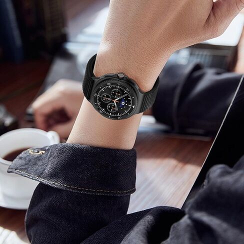 Nylon Loop Bands for Samsung Galaxy Watch 8 Band 40mm 44mm/8 Classic 46 mm Men/Women,Soft Fabric Sport Strap for Samsung Galaxy Watch 8 Classic Band 46mm/8 44 mm 40 mm Wristband Correa Reloj (2025) in Saudi Arabia