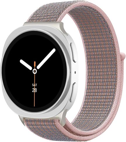 Nylon Loop Bands for Samsung Galaxy Watch 8 Band 40mm 44mm/8 Classic 46 mm Men/Women,Soft Fabric Sport Strap for Samsung Galaxy Watch 8 Classic Band 46mm/8 44 mm 40 mm Wristband Correa Reloj (2025) in Saudi Arabia