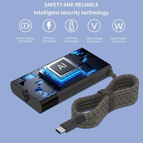 جديد 65W 45W USB C شاحن الكمبيوتر المحمول FIT FOR HP ELITEBOOK 840 845 835 830 865 860 640 655 1040 G9 G8 G10 Propook 440 450 445 460 465 G9 G10 G10 HP in Kuwait