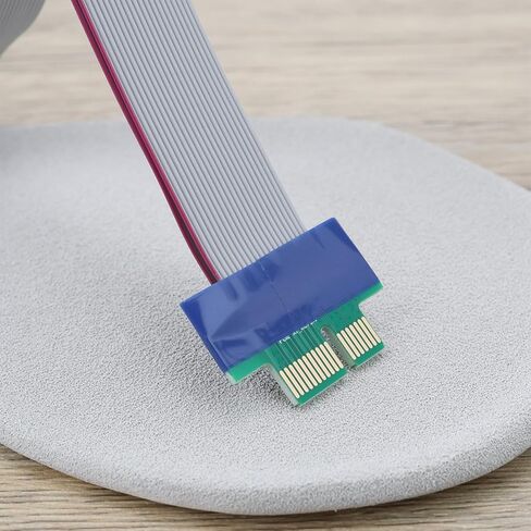 PCI-e 1x Riser Card Extender Male to Flex Flex Cable لـ 1U 2U HEADE CHASSIS ، 20 سم in Saudi Arabia
