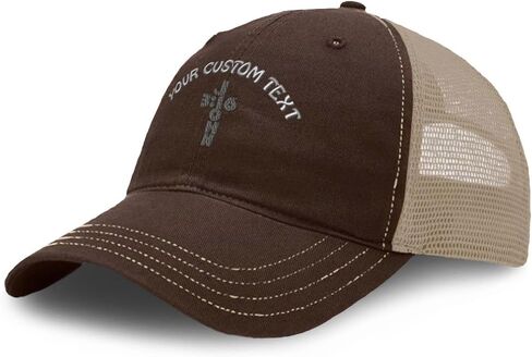 Richardson Trucker Mesh Hat Jesus Christian John 3:16 God Christ Soft Mesh Cap Cotton in Saudi Arabia