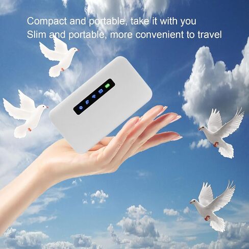 4G Mobile Hotspot ، جهاز توجيه 4G للهاتف المحمول مع فتحة بطاقة SIM ، ودعم المودم المحمول 2600 مللي أمبير في الساعة 32 مستخدمًا ، لمستخدمي السيارات التجارية. in Saudi Arabia