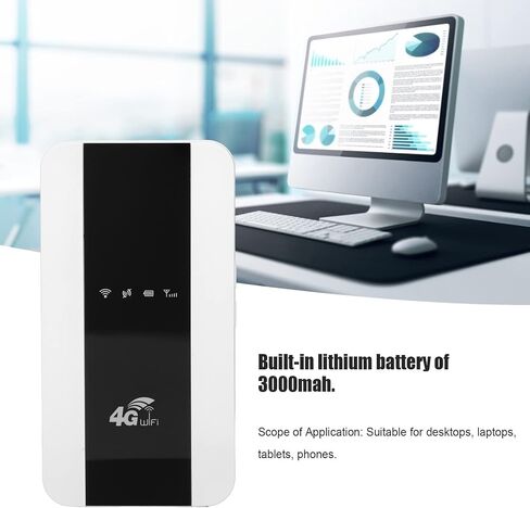 4G LTE Mobile Hotspot ، جهاز توجيه محمول Pocket ، 150 ميغابت في الثانية شبكة WiFi WiFi لجهاز سطح المكتب ، الكمبيوتر المحمول ، الكمبيوتر اللوحي ، الهاتف المحمول (M10-E) in Saudi Arabia