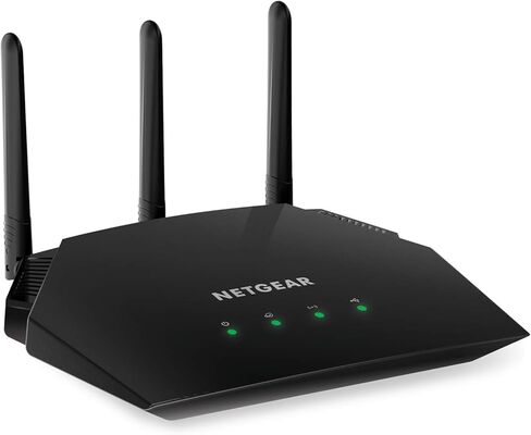 NETGEAR WiFi Router (R6330) - AC1600 Dual Band Wireless Speed (up to 1600 Mbps) | Up to 1200 sq ft Coverage & 20 Devices | 4 x 1G Ethernet and 1 x 2.0 USB Ports (R6330-1AZNAS) (Renewed) in Saudi Arabia