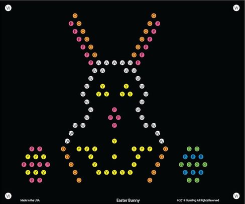 قوالب إعادة تعبئة IllumiPeg Holiday لـ Lite Brite الأصلية قبل عام 1994 (10 ورقات، 9x12) in Kuwait