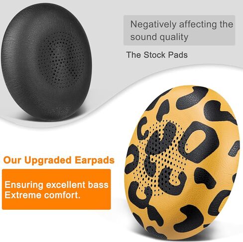 استبدال وسائد الأذن SOULWIT لـ Jabra Evolve2 65 (65MS 65UC USB)/Evolve2 40 (40UC 40MS USB)/Elite 45h سماعة رأس لاسلكية على الأذن، وسائد أذن مع جلد بروتين أكثر نعومة in Kuwait