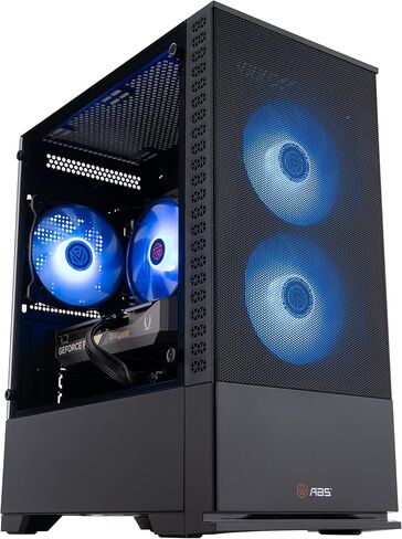 Battlestations المتقدمة ABS Cyclone Aqua Gaming PC - Windows 11 - Core I5-14400F - Geforce RTX 5060 - DLSS 4 - أداء مدته AI - 32GB DDR4 3200MHz - 1TB M.2 NVME SSD - CA14400F5060 in Kuwait