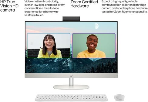 HP 27 Ultra 7 Touchscreen Business Business All-in-One ، 27 "FHD Touchcreen ، Intel Core Ultra 7 155U (Beats Intel I7-1355U) ، 64GB DDR5 RAM ، 4TB SSD ، Wireless KB & Mouse ، Wi-Fi 6 ، Windows 11 Pro in Saudi Arabia