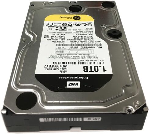Western Digital RE WD1003FBYZ 1TB 7200RPM 64MB ذاكرة التخزين المؤقت SATA 6.0GB/S 3.5 بوصة محرك أقراص ثابتة داخلية مع 3 سنوات ضمان (متجدد) in Kuwait
