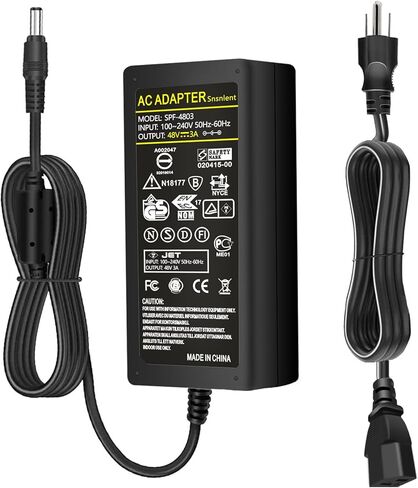48V 2A Power Supply Adapter AC 100-240V to DC 48V 2A Power Adapter Chager Interface 5.5 x 2.5mm Plug in Kuwait