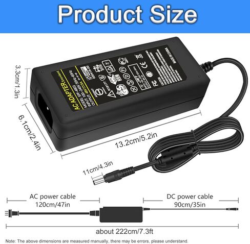 48V 2A Power Supply Adapter AC 100-240V to DC 48V 2A Power Adapter Chager Interface 5.5 x 2.5mm Plug in Kuwait