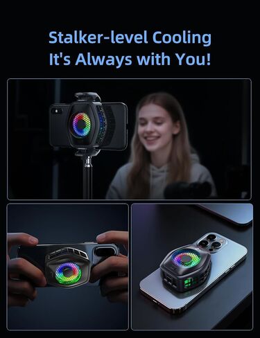 برودة الهاتف للألعاب ، مبرد مروحة تبريد الهاتف المحمول المغناطيسي لـ Magsafe iPhone ipad tablet مباشرة in Kuwait